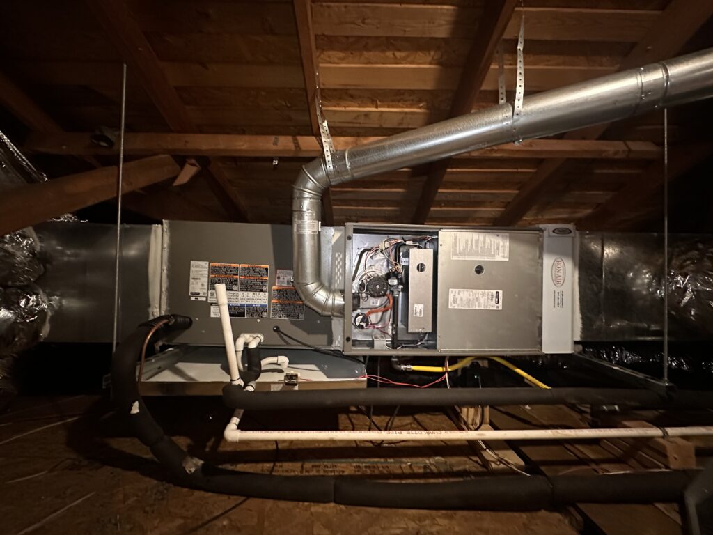 New ductwork and insulation