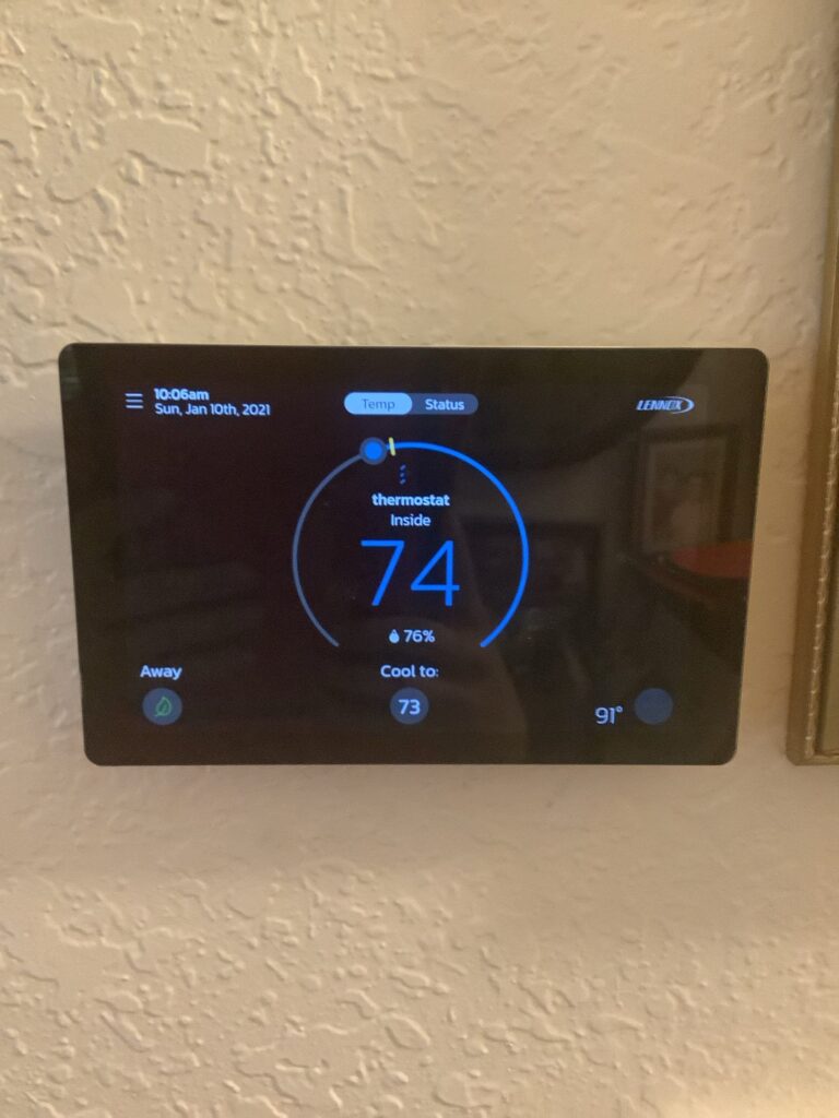 new thermostat installation