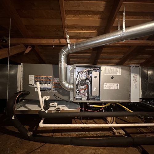 New ductwork and insulation