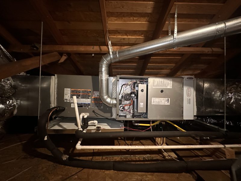 New ductwork and insulation