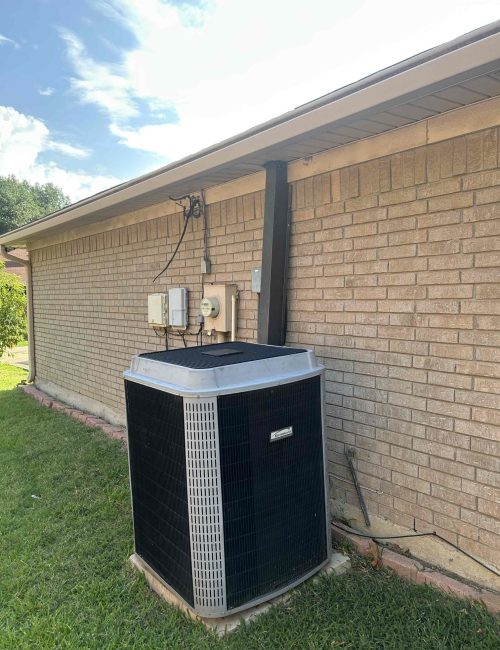 AC unit outdoors