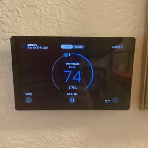 new thermostat installation