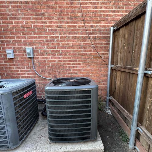 newly cleaned ac unit